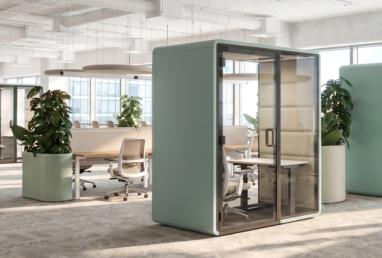 Focused work (single-person pods)