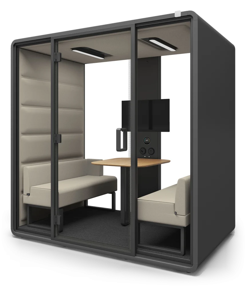 Hushfree M acoustic pod, side view