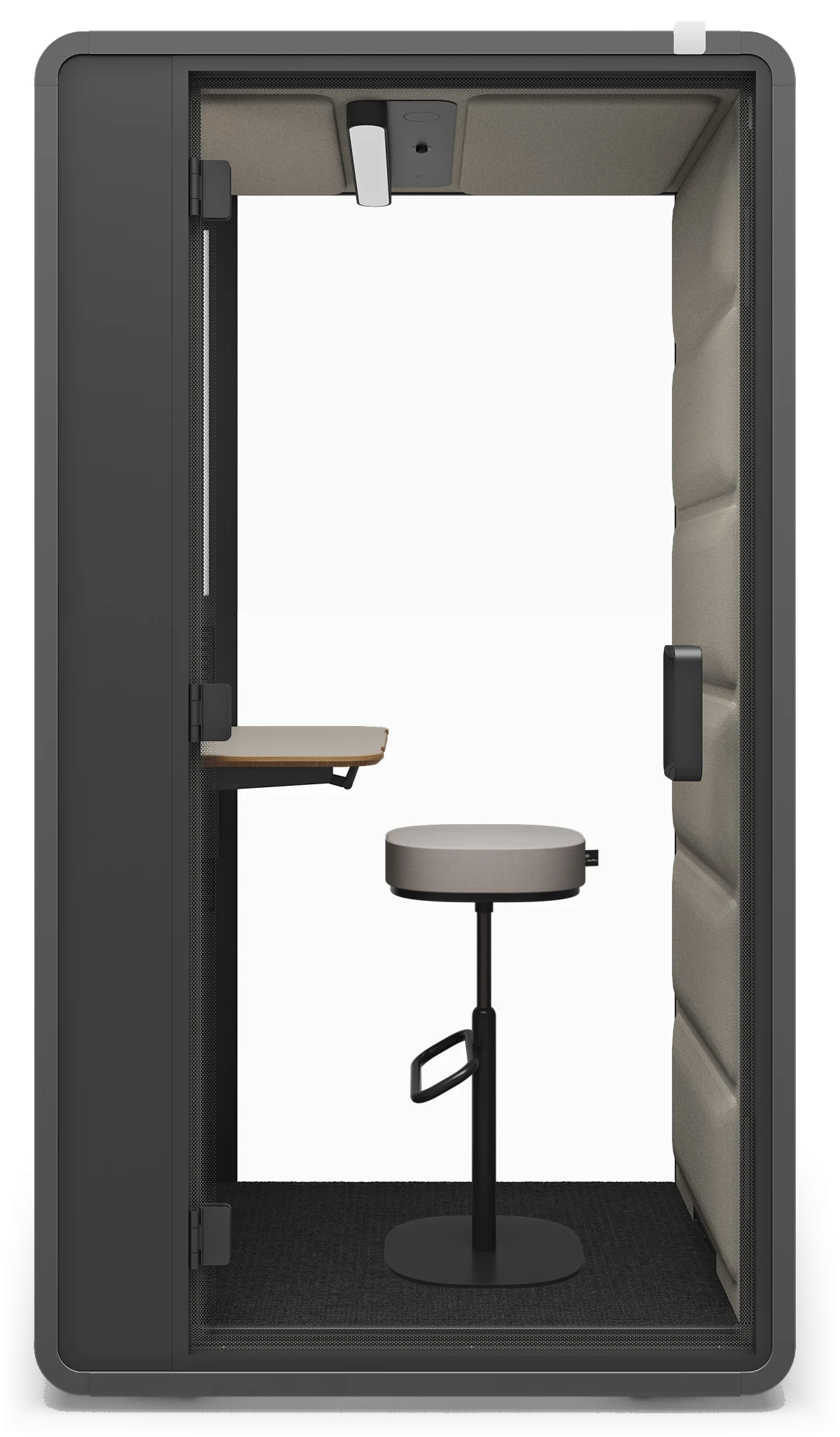 Hushfree S acoustic pod, front view