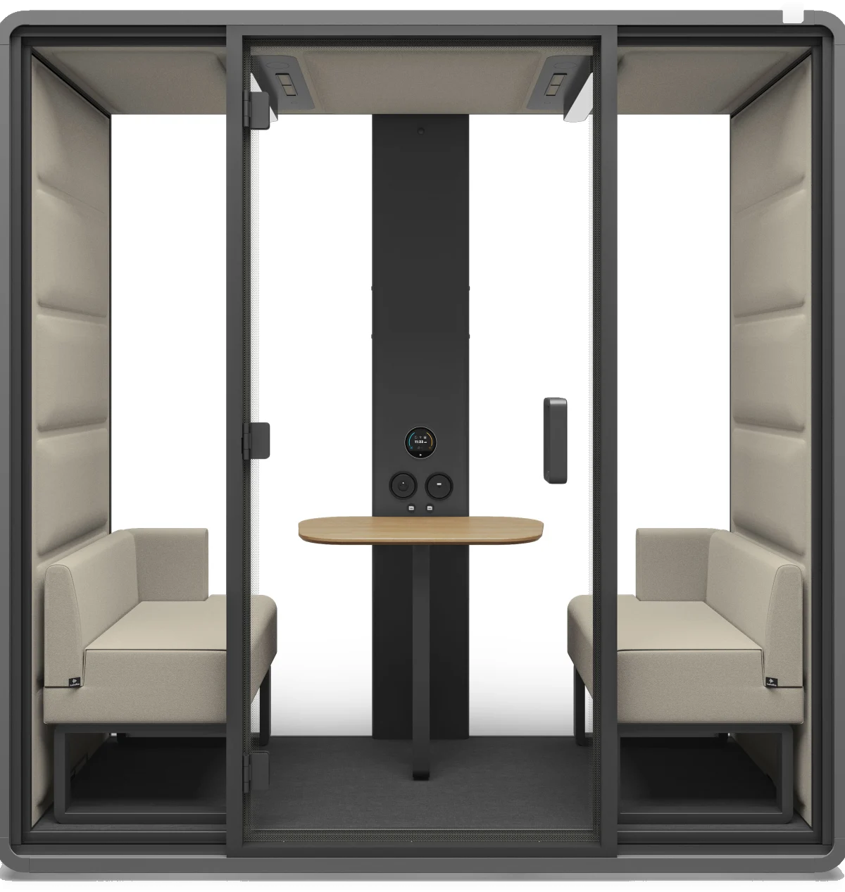 Hushfree XM acoustic pod, front view