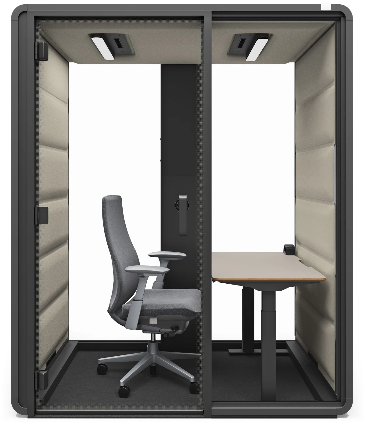 Hushfree Work acoustic pod, front view