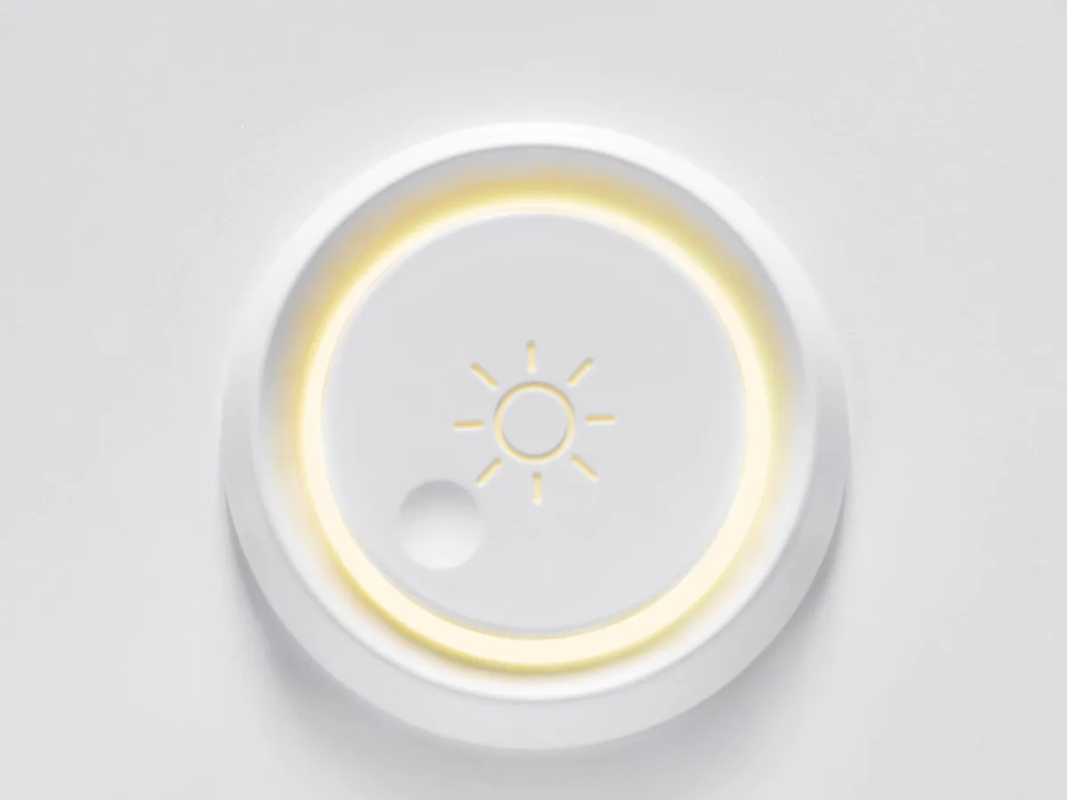 Manual knob for lighting control