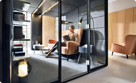 The large ADA compliant office pod hushAccess.L Hushoffice