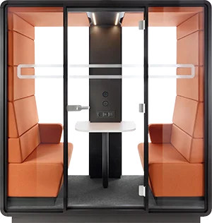 Small meeting booth for 2 persons hushMeet.S from Hushoffice