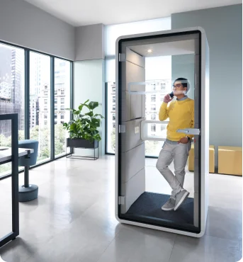Acoustic phone booth for office hushPhone Hushoffice