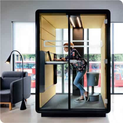 hush - office phone booth, office pod, meeting pods, phone booth for ...