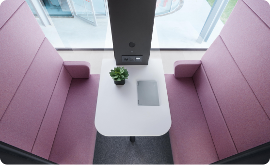 Office meeting pod for 4 people hushWork Hushoffice