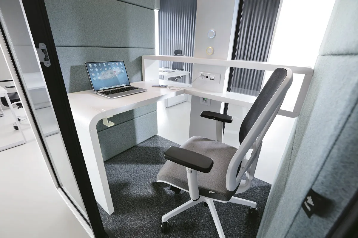 Caisson acoustique bureau hushWork Hushoffice
