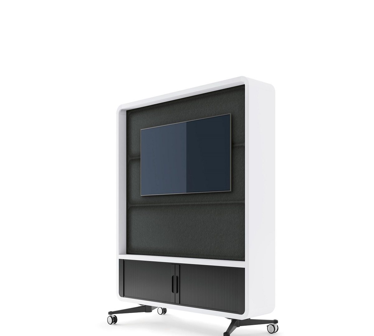 Modular office dividers increase visual and architectural privacy.