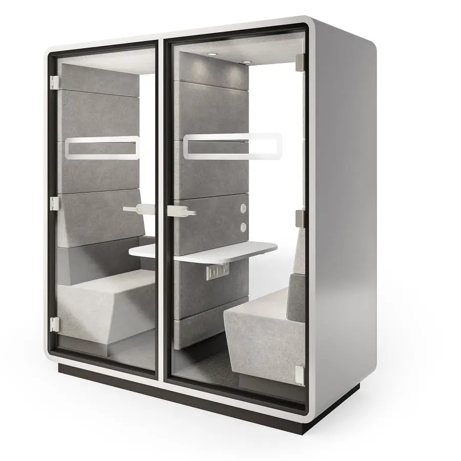 La cabine acoustique hushTwin pour bureaux