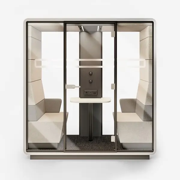 Le pod de réunion pour 2 personnes hushMeet.S