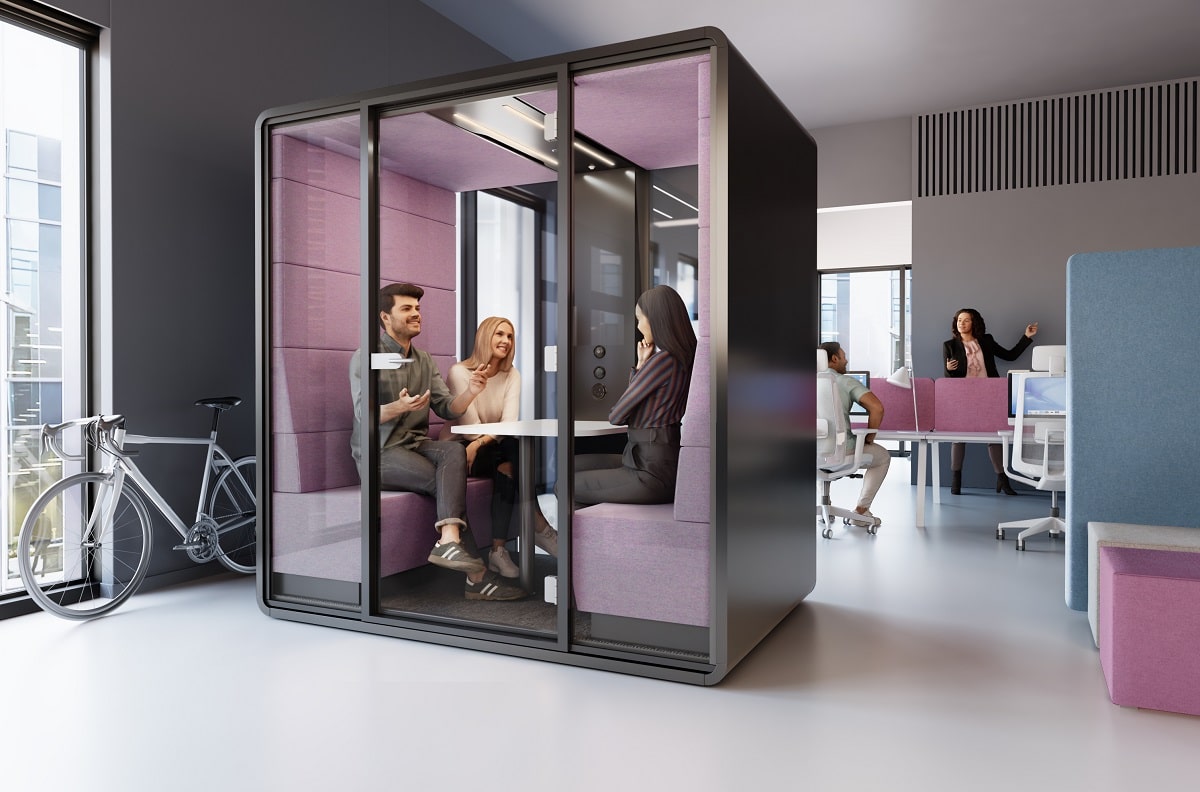 ᑕ❶ᑐ Office trends 2024 contd. Downsizes, amenities, flex space. ➡️  Hushoffice