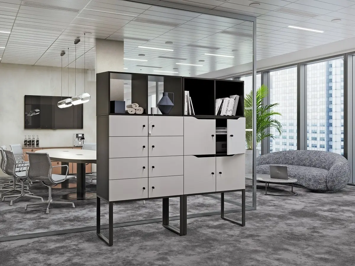 HushLock est un système de casiers intéressant pour les bureaux open space
