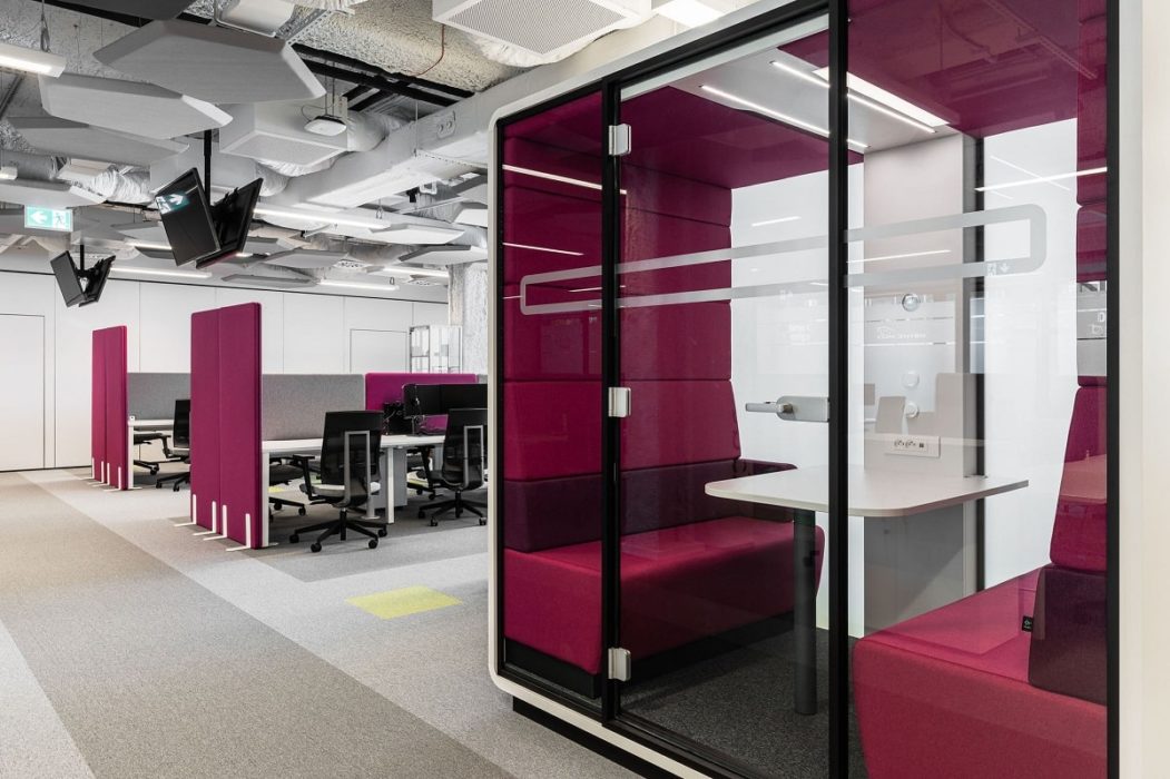An activity-based workplace (with the help of office pods)
