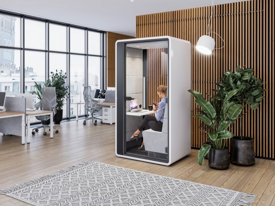 Give videoconferences a boost with office booths