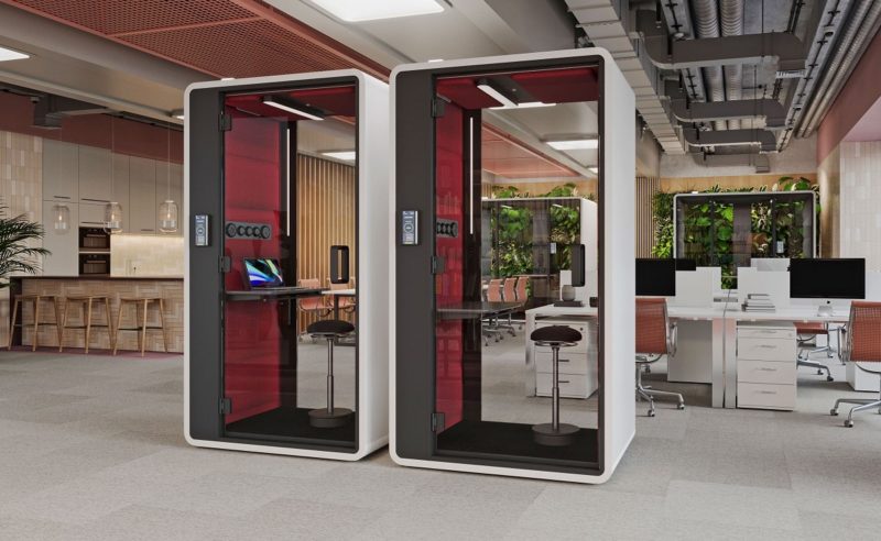 HushFree is a small office booth from Hushoffice for calls and concentrated work