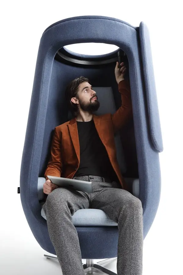 Le fauteuil futuriste bureau A11 Hushoffice