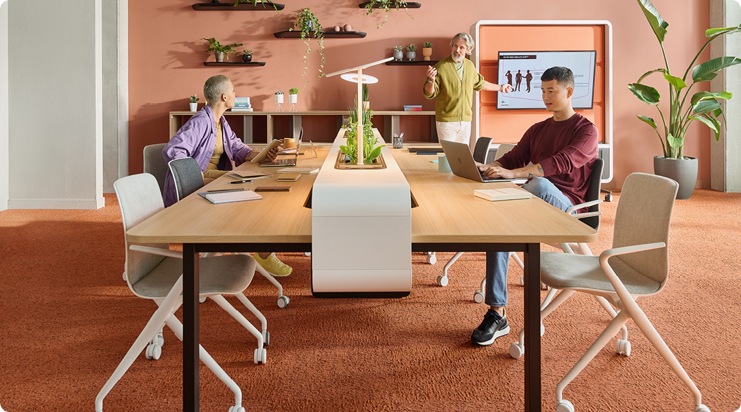 Hotdesking Coworking Tisch hushSpot