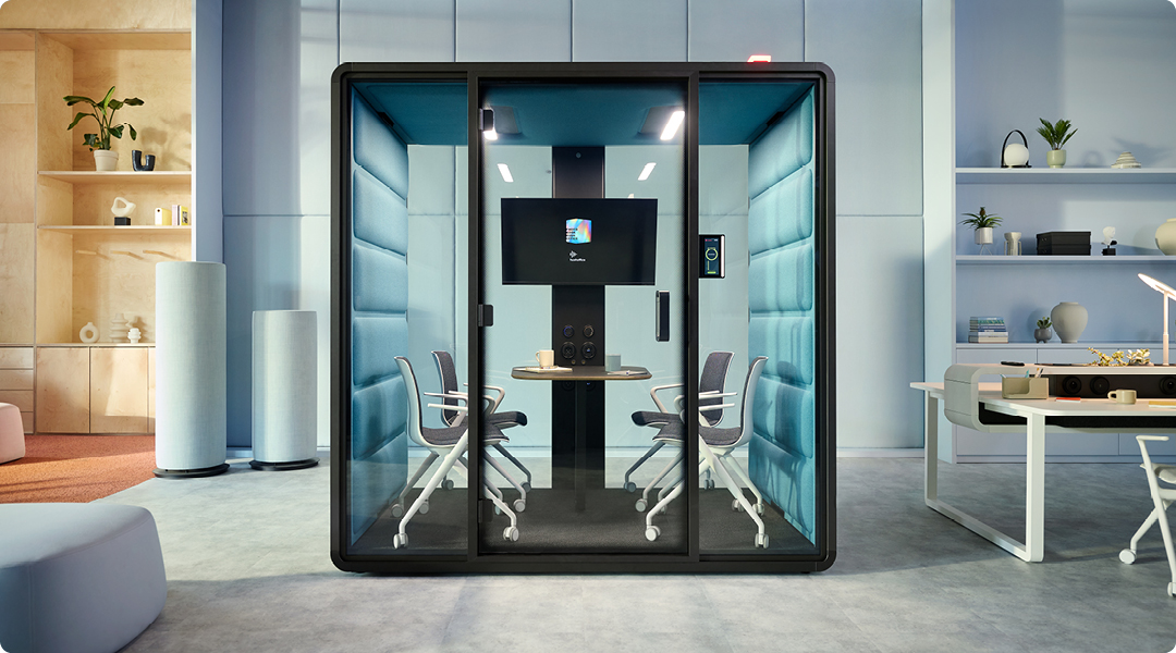 HushFree.M. The 4-person Class A office meeting booth
