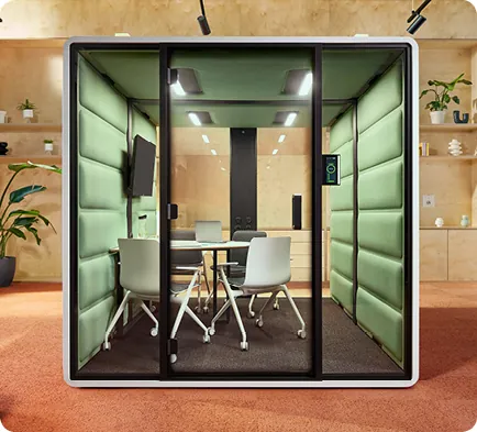 Cabine de conférence bureau acoustique hushFree.L