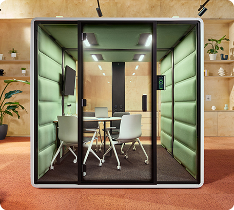 HushFree.L A-rated acoustic pod for office