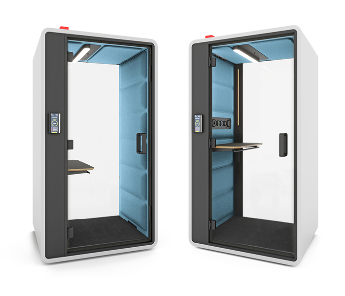 HushFree.S acoustic office call pods by Hushoffice