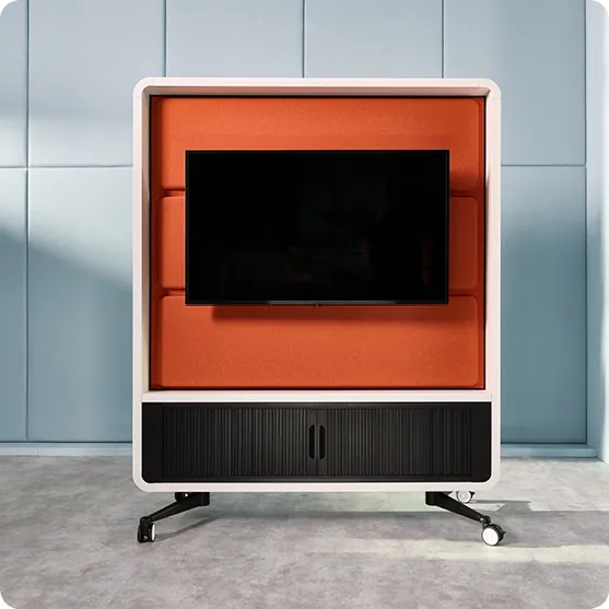 La cloison mobile bureau hushWall sur roulettes