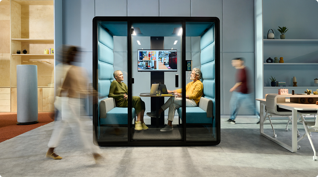 Introducing the hushFree line of acoustic office pods
