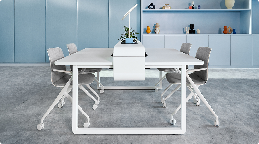 Table de type hot desking hushSpot