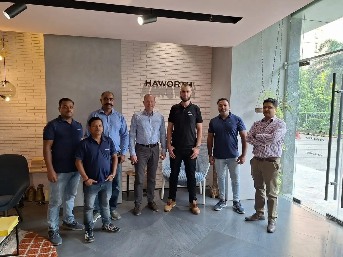 Hushoffice team trains partners in India