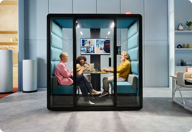 The hushFree.M meeting pod