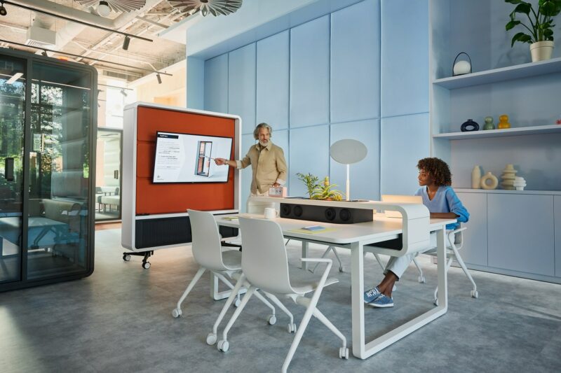 HushWall removable office partition