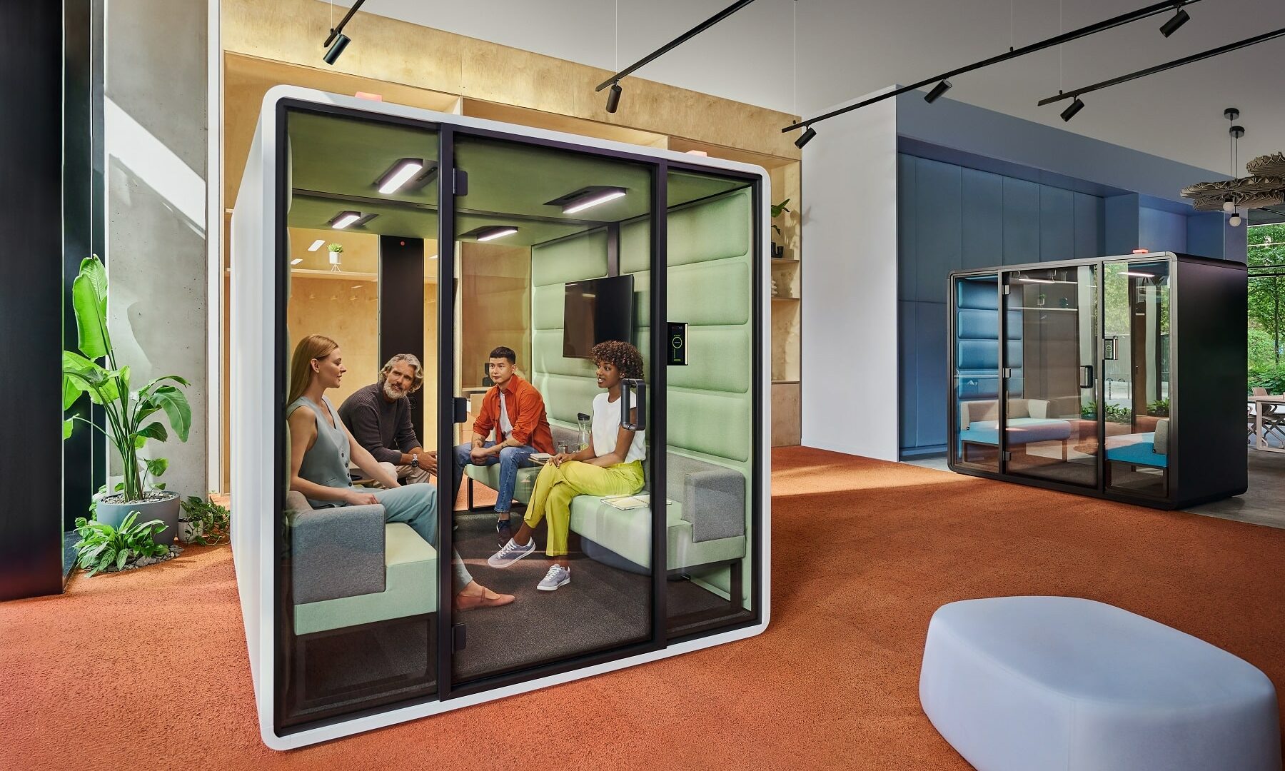 Grandes cabines acoustiques de bureau hushFree.L