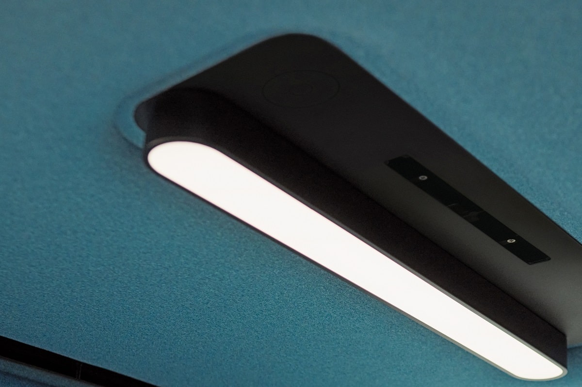 4 Ventilatoren mit einer Kapazität von 320 m3/h sorgen in hushFree.M für eine gute Frischluftzufuhr.