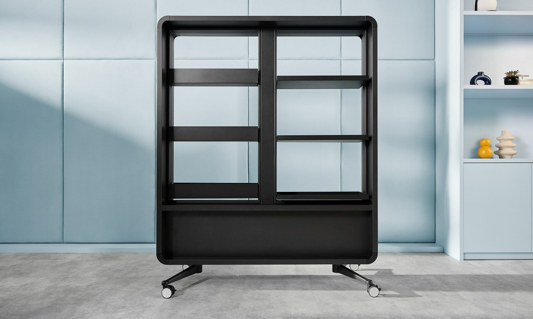 HushWall. Une paroi de séparation mobile pour bureau