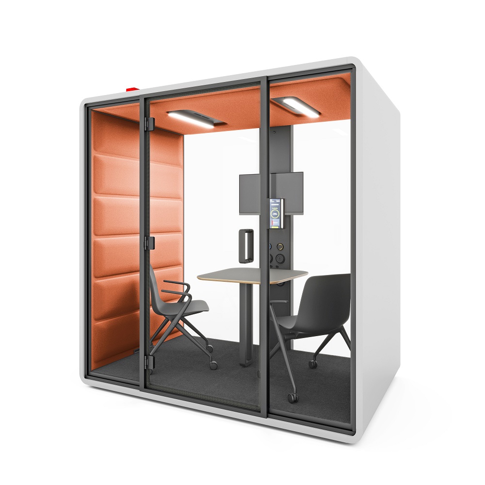 Cabines de reunion acoustiques et pods bureau hushFree.M