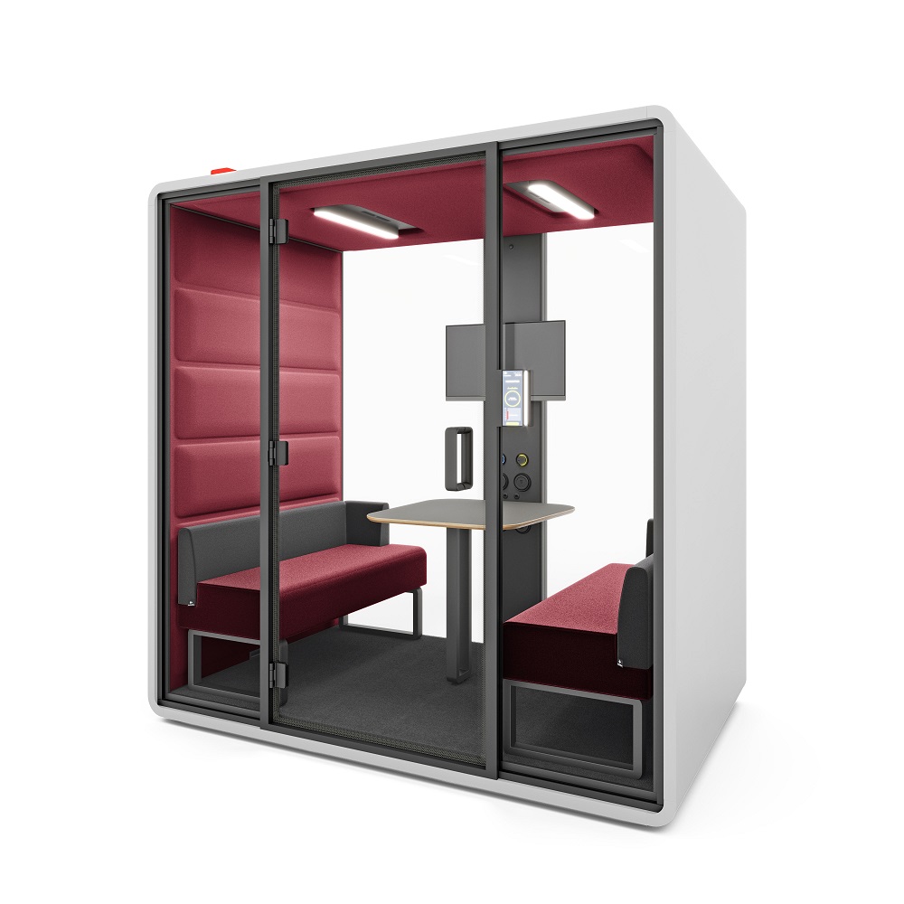 HushFree.M moveable meeting booth in different colours