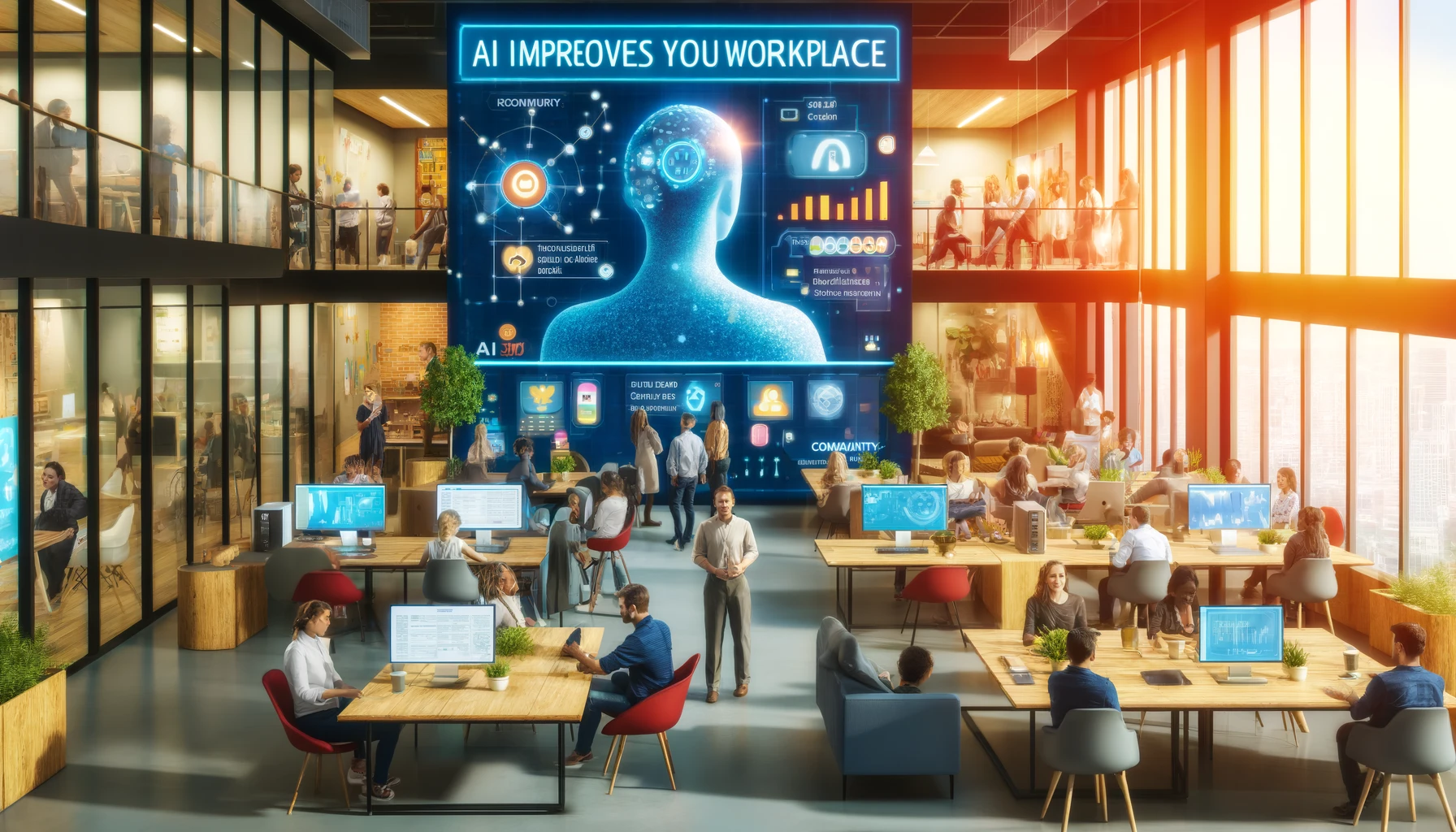 AI will change the workplace. Here is how.