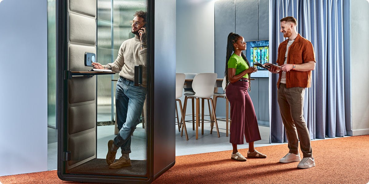 Pod akustyczny hushFree.XS do pracy w biurze