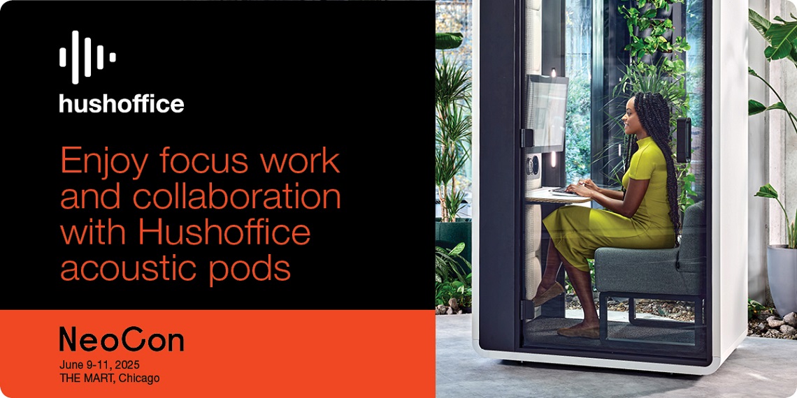 Hushoffice acoustic pods for focus and collaboration