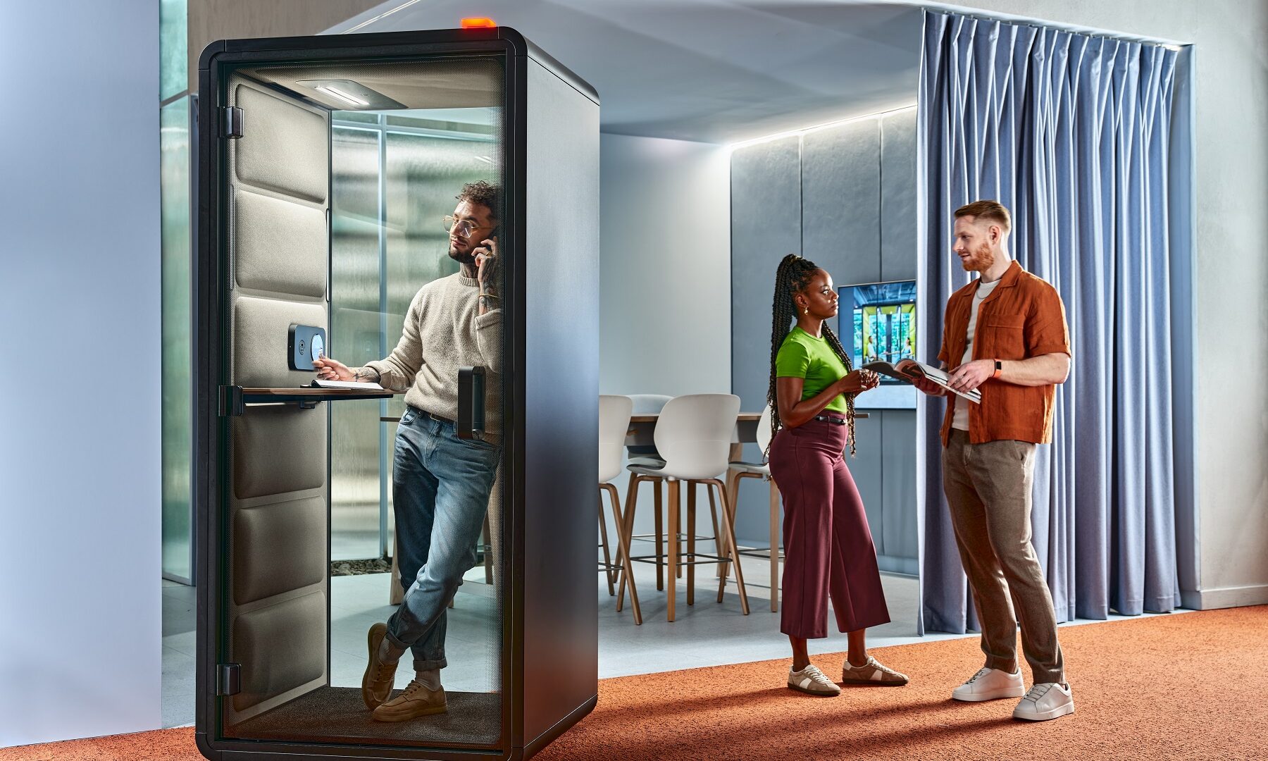 Small phone call pod for offices